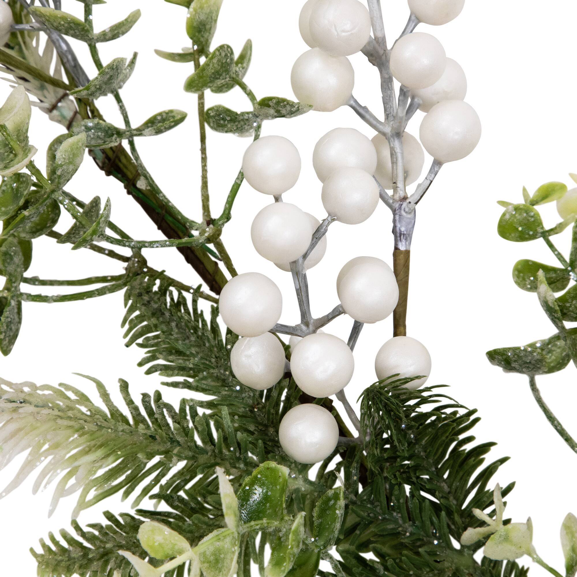 5ft. Glittered Berries & Eucalyptus Artificial Christmas Garland
